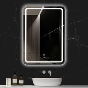 LED огледало за баня с осветление 50х70